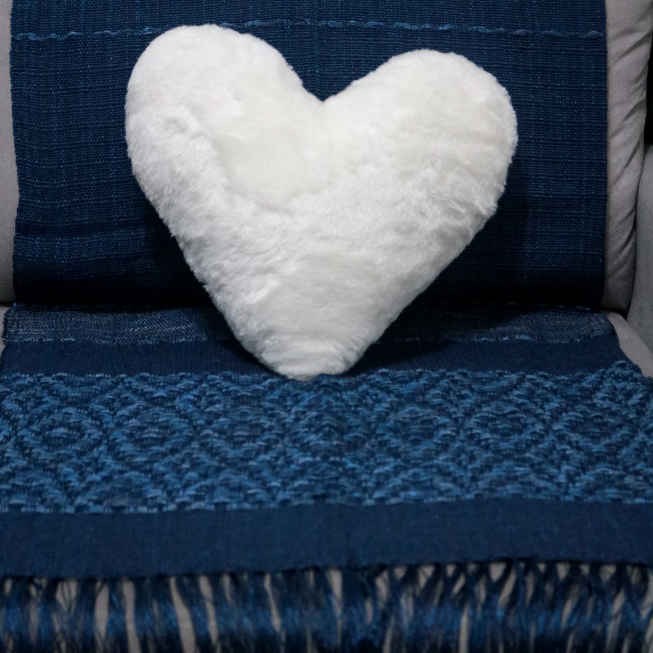 Manta Rayon 1,20x1,80 m Azul Marinho - Image 3