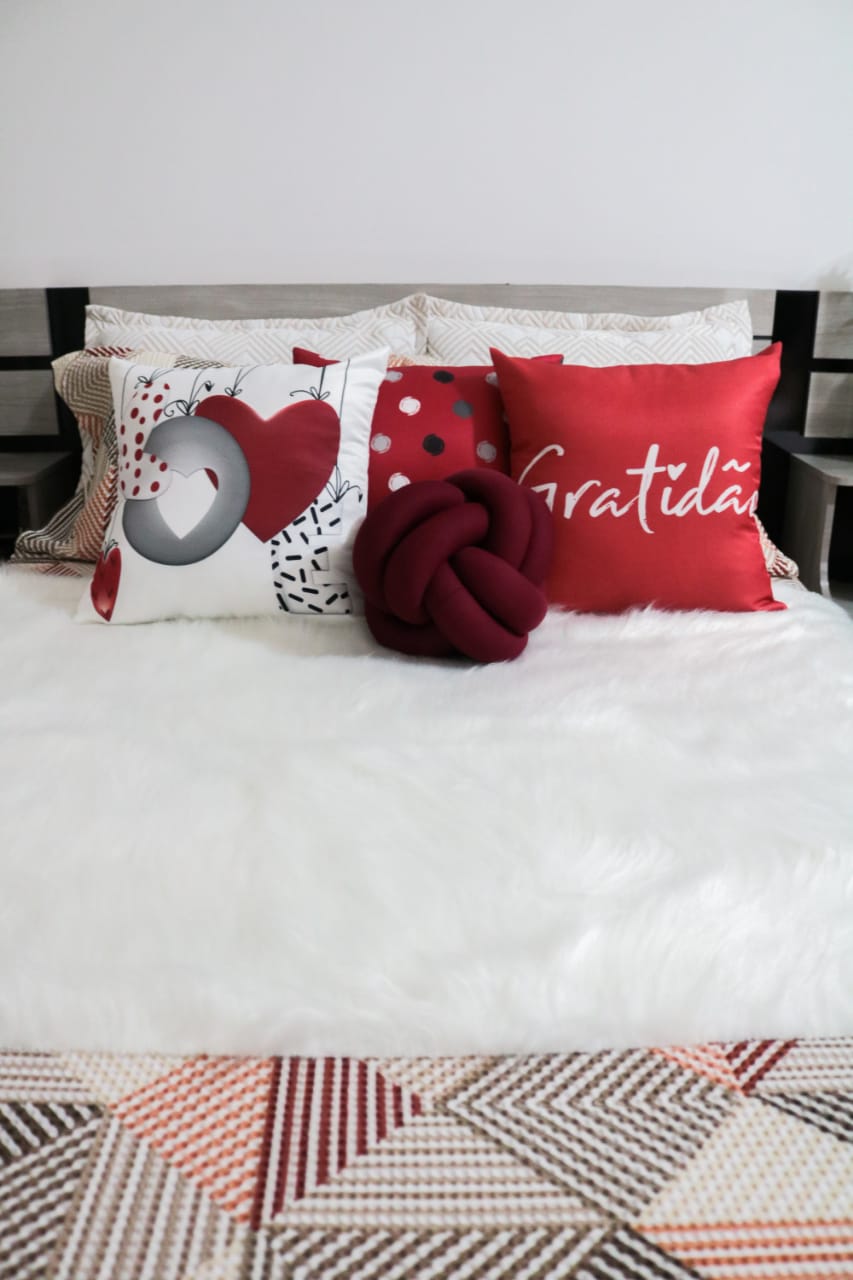 Almofada em Nó- Circunferência 82cm - Marsala - Image 3