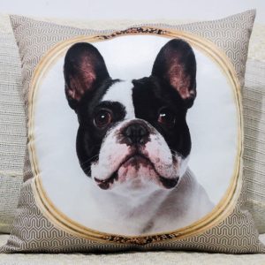 Capa Almofada 45x45cm - Bulldog Francês