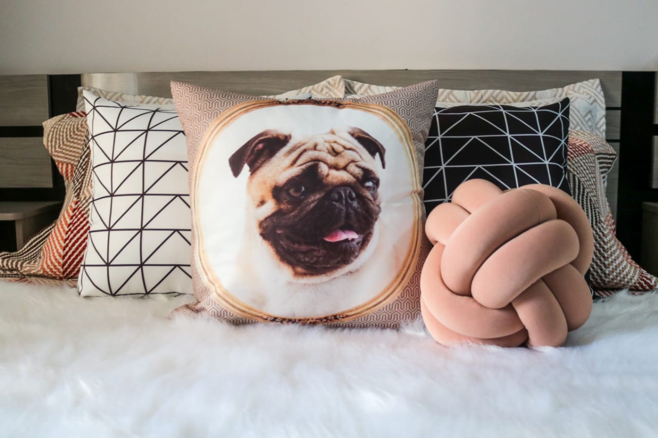 Almofada em Nó- Circunferência 82cm - Camurça - Image 3