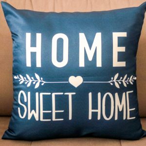 Capa Almofada 47x47cm - Home  - Marinho