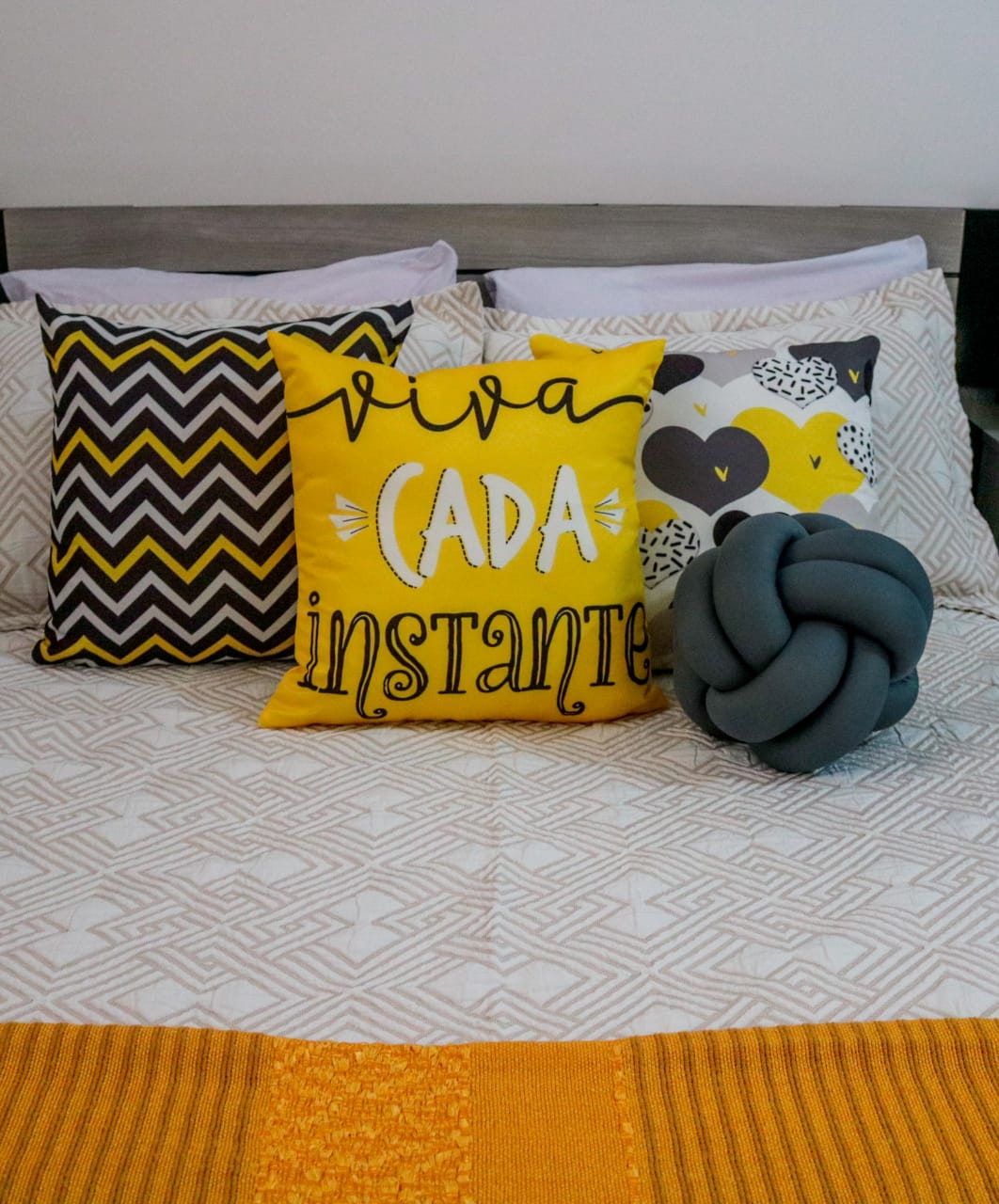 Almofada em Nó- Circunferência 82cm - Cinza Escuro - Image 4