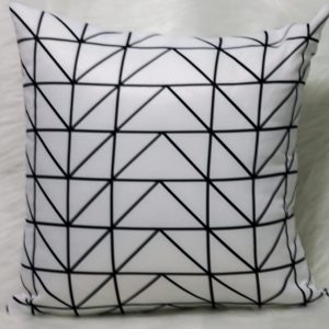 Capa Almofada 45x45cm - Aramado- Branco