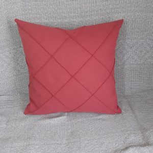 Capa Almofada 45x45cm - Drapeada - Marsala