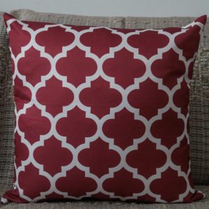 Capa Almofada 47x47cm - Treliça - Marsala