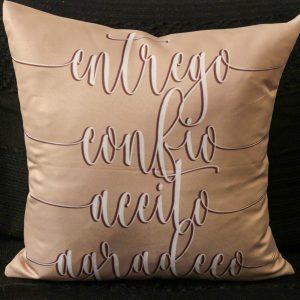 Capa Almofada 47x47cm - Entrego - Bege