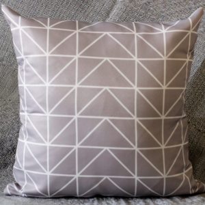 Capa Almofada 45x45cm - Aramado- Cinza